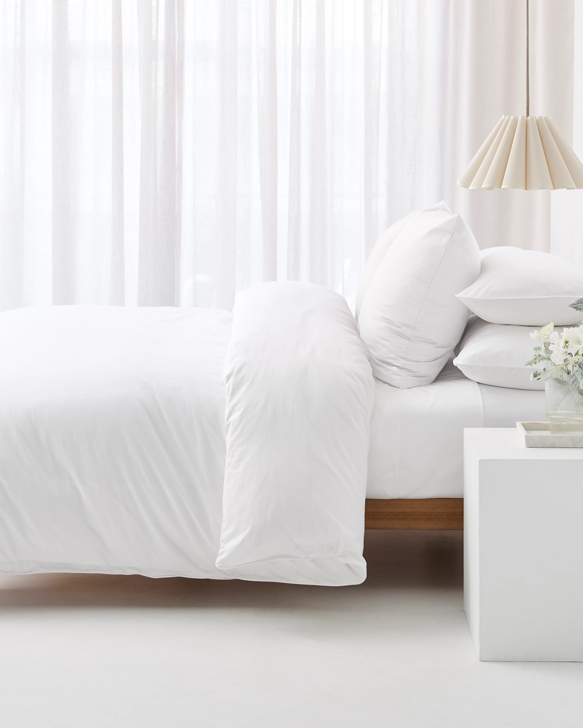 3 Target Luxury Egyptian Cotton Quilt Cover Set - Queen Bed - White, 3 of 10