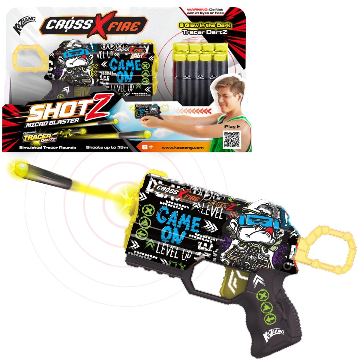 6 Kazaang CrossXFire Shotz - Mini Blaster - Game On, 6 of 9