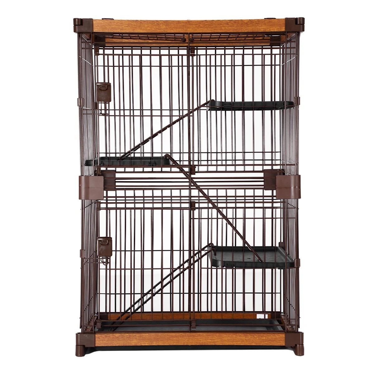 1 Pet Scene Large Cat Cage Rabbit Hutch Bunny Crate, 1 of 3