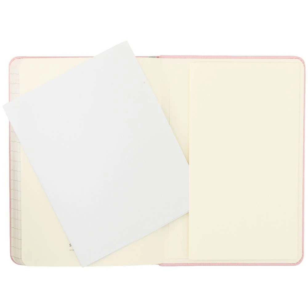 5 Modena A6 Linen Ruled Notebook Pink, 5 of 5