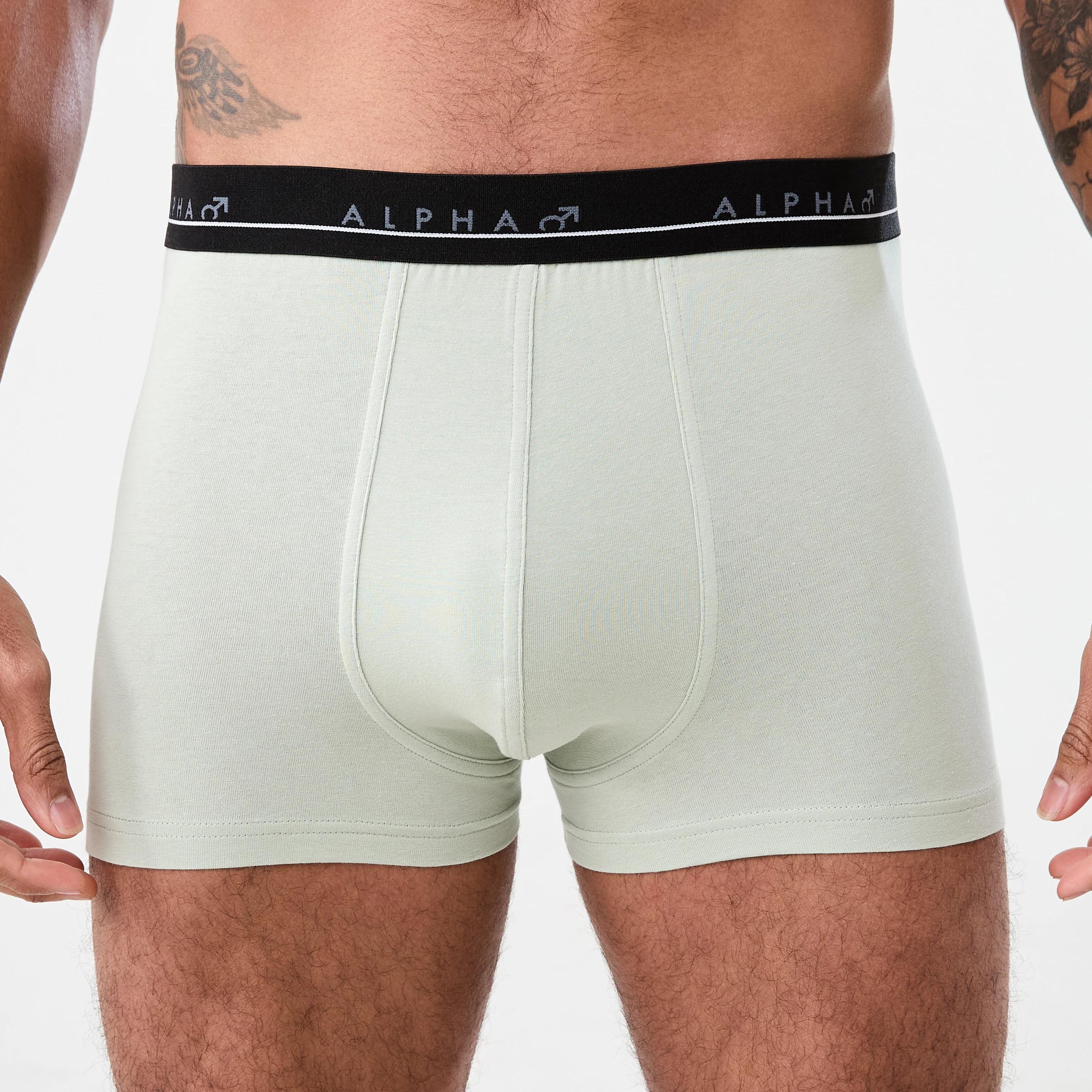 3 5 Pack Plain Trunks Greens, 3 of 10