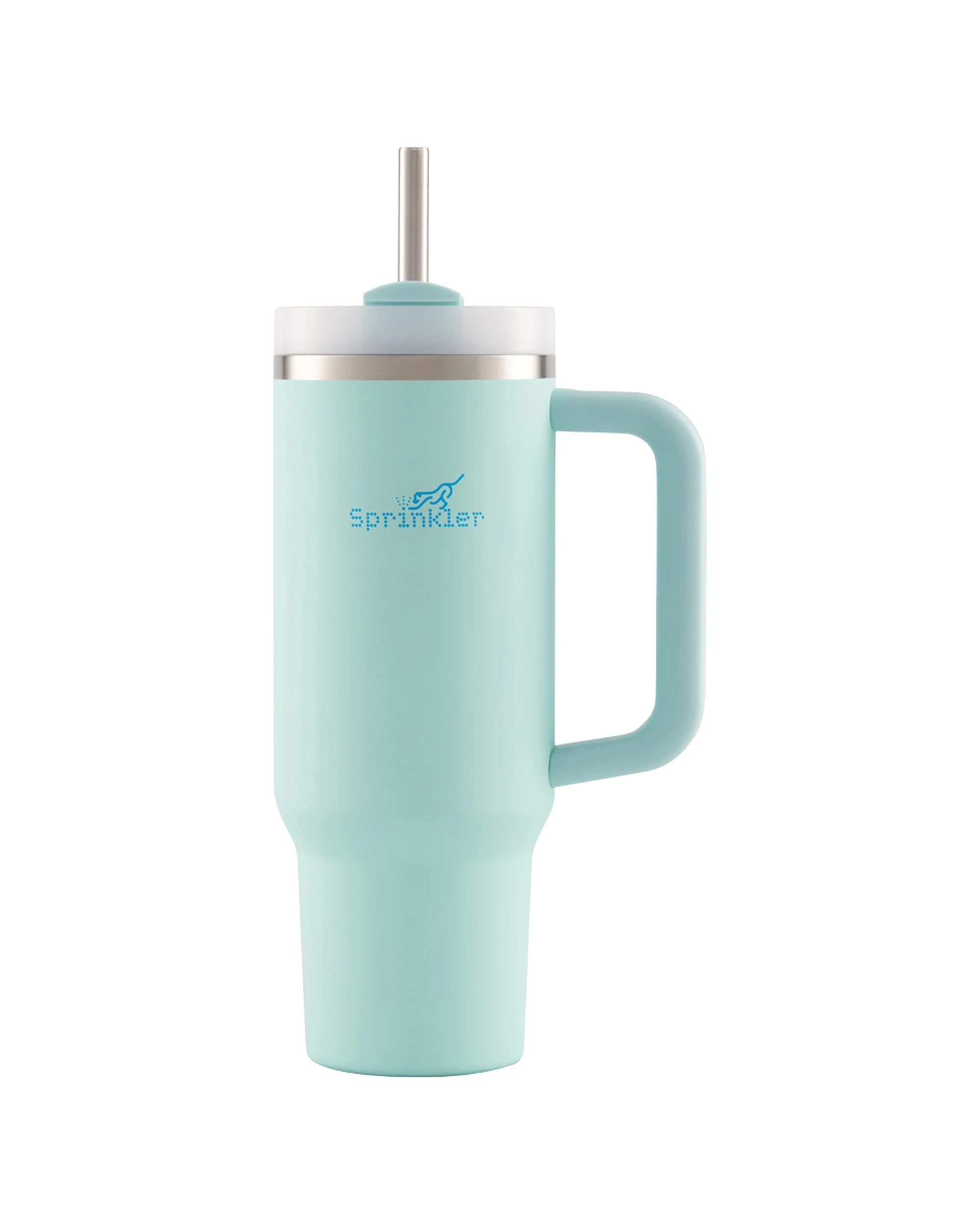 1 Sprinkler Sunny Insulated Tumbler With Straw Lid 1L Vacuum Insulated Leakproof - Blue, 1 of 1