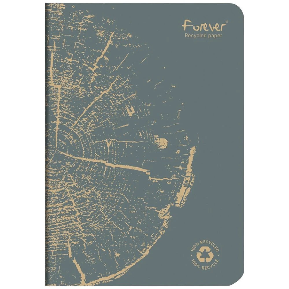 1 Clairefontaine Forever A5 Notebook Ruled 96 Page Grey, 1 of 5