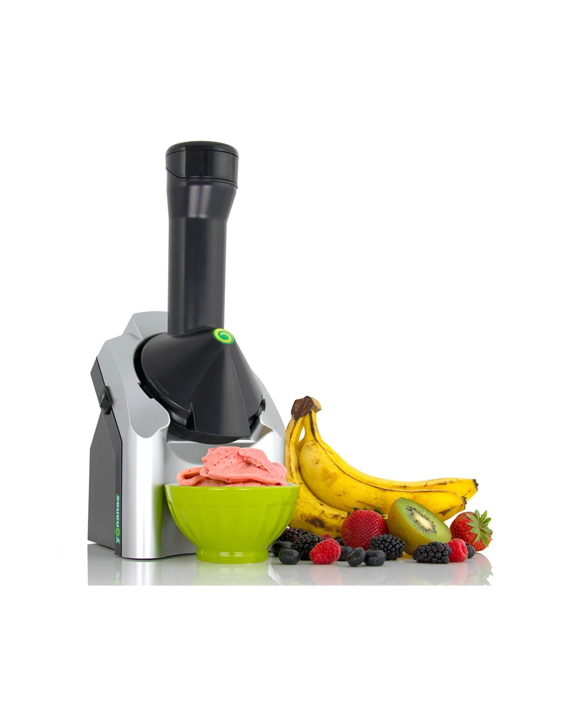 1 YONANAS 200W Dessert Maker Frozen Fruit Soft Serve Machine Dishwasher Safe - Silver, 1 of 9