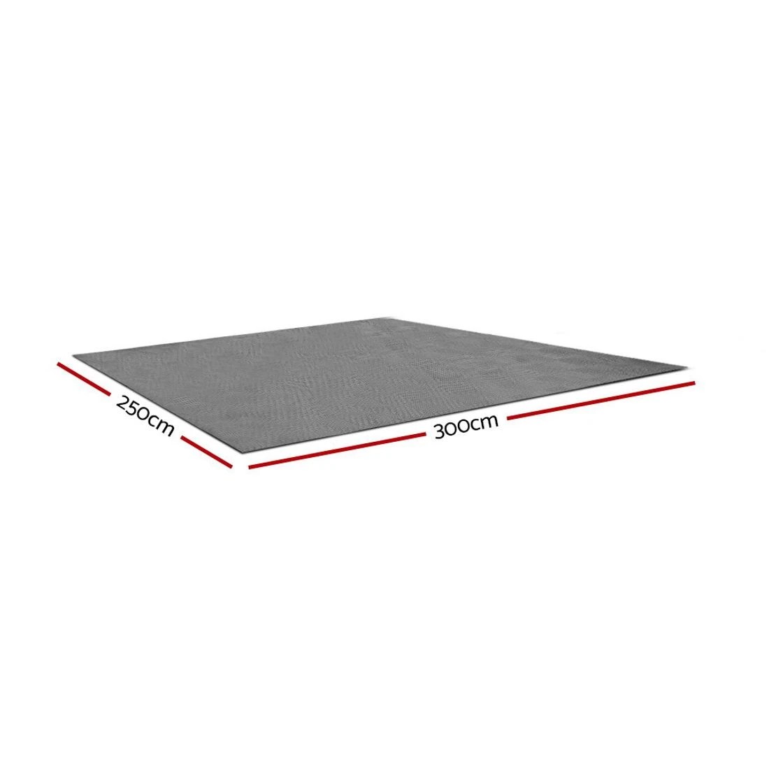 2 Weisshorn Annex Matting Floor Mats Mesh Caravan Camping Annexe - Grey, 2 of 5