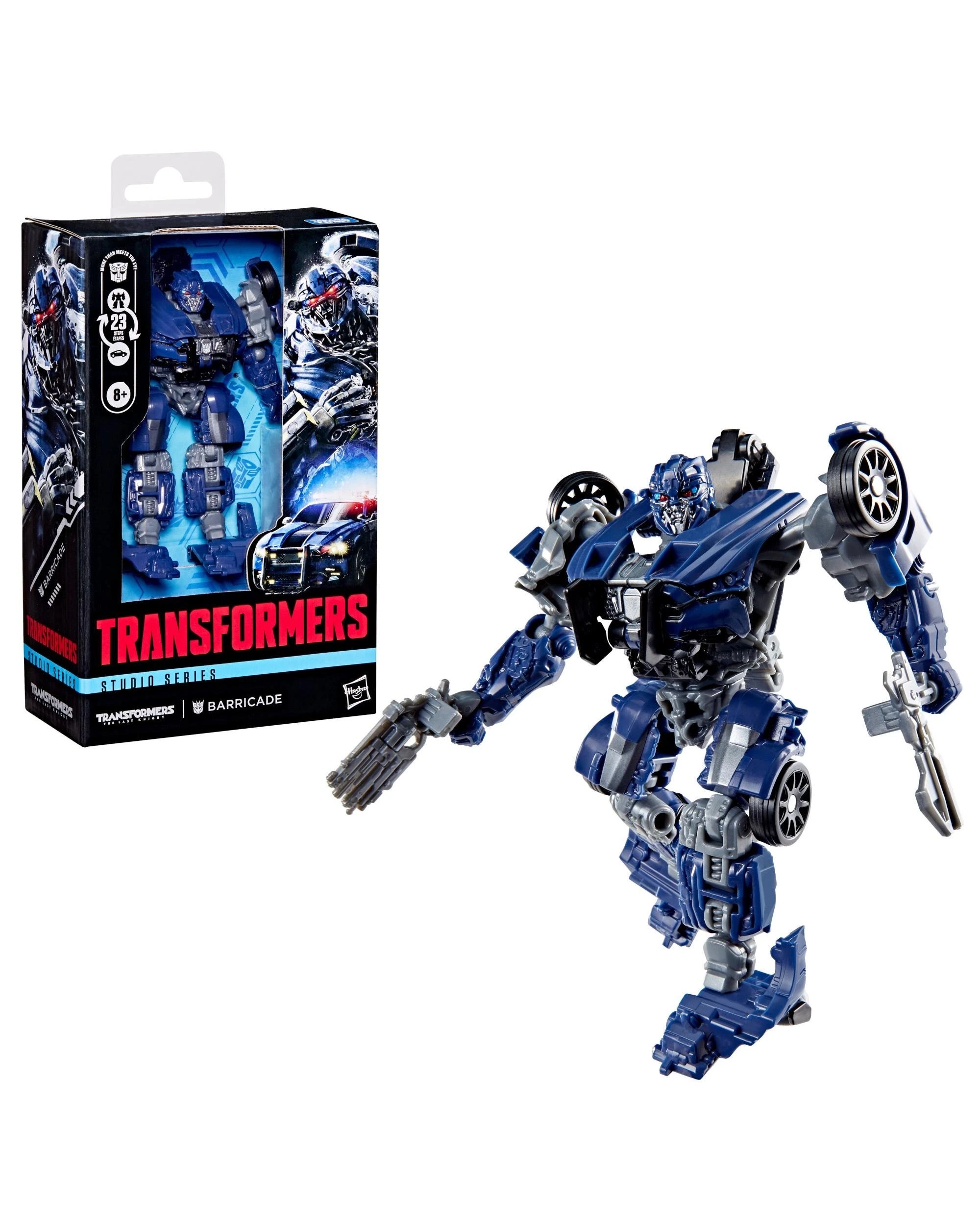 1 Transformers Studio Series Transformers: The Last Knight Barricade Deluxe Class Action Figure, 1 of 5