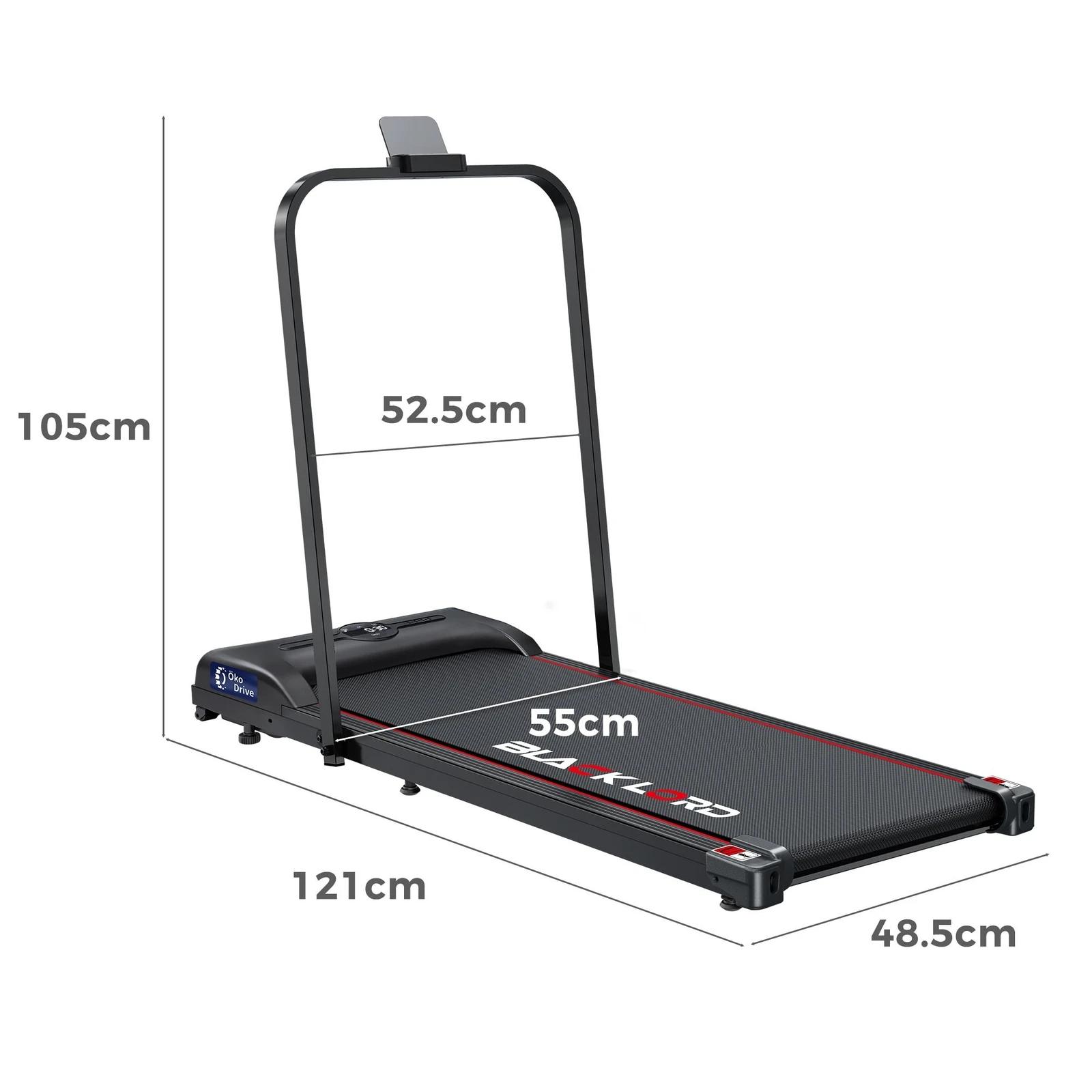 Tapis De Course Pliable BLACK LORD 4 En 1 - Walkingpad, Vitesse 1-12 Km/h, Inclinaison 9%, Moteur 3.2CV, Compact - 2