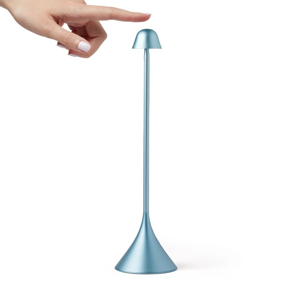 2 Lexon Steli Bell Infinitely Pairable Table Lamp - Blue, 2 of 6