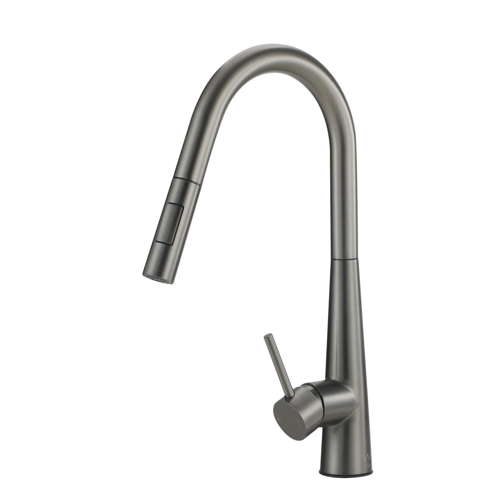 1 Welba Kitchen Mixer Tap Pull Out Faucet 2-Mode Sink Basin Swivel - Grey, 1 of 3