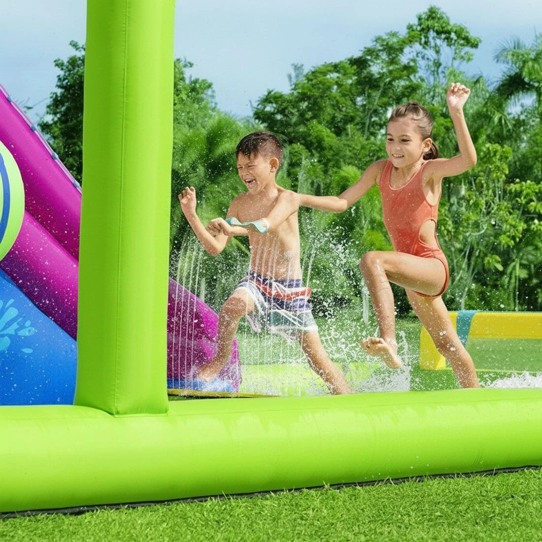7 Bestway Water Slide 710x310x265cm Kids Play Park Inflatable Swimming Pool - Multi, 7 of 7