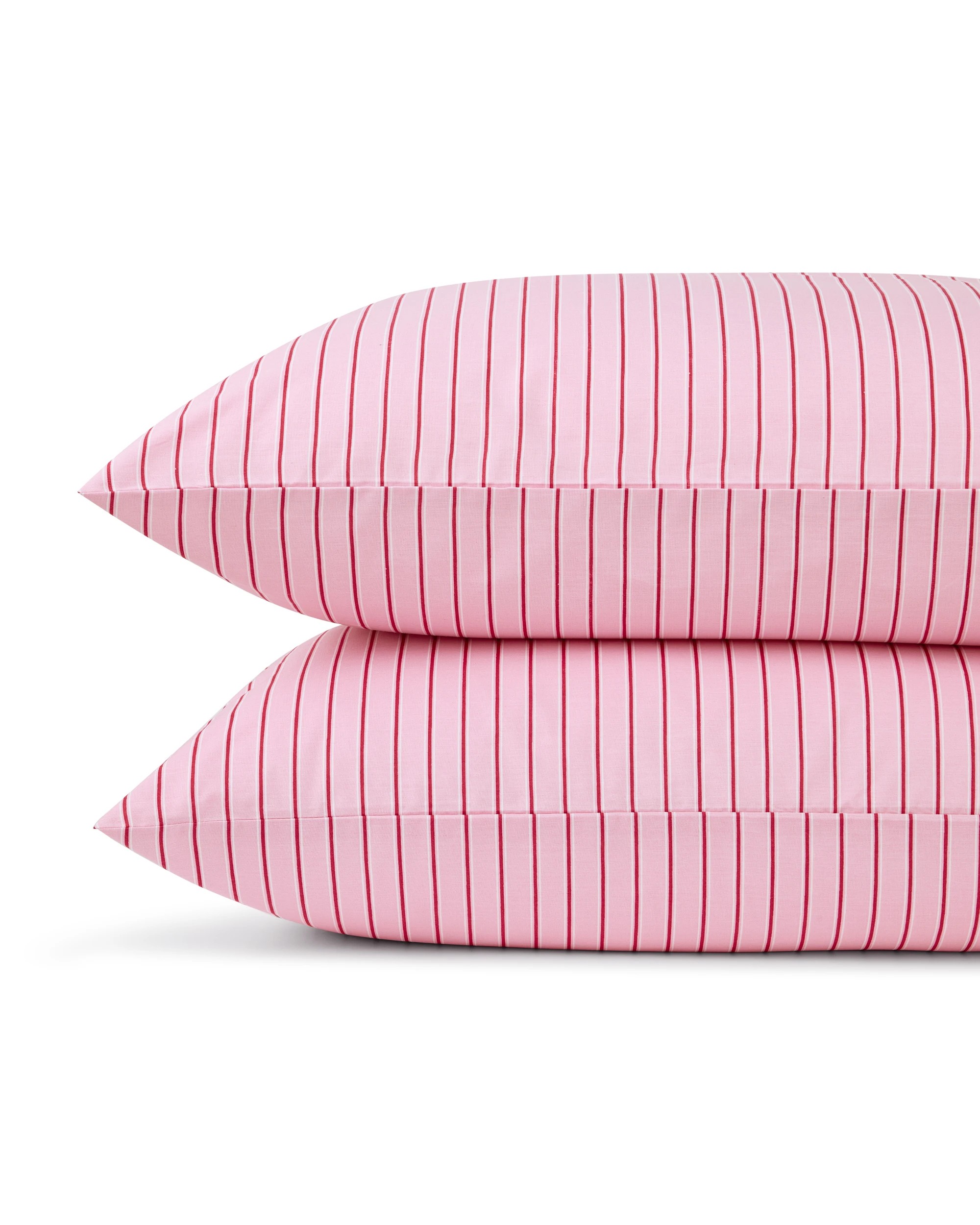 2 250 Thread Count Cotton Stripe Sheet Set - King Bed, Pink, 2 of 7