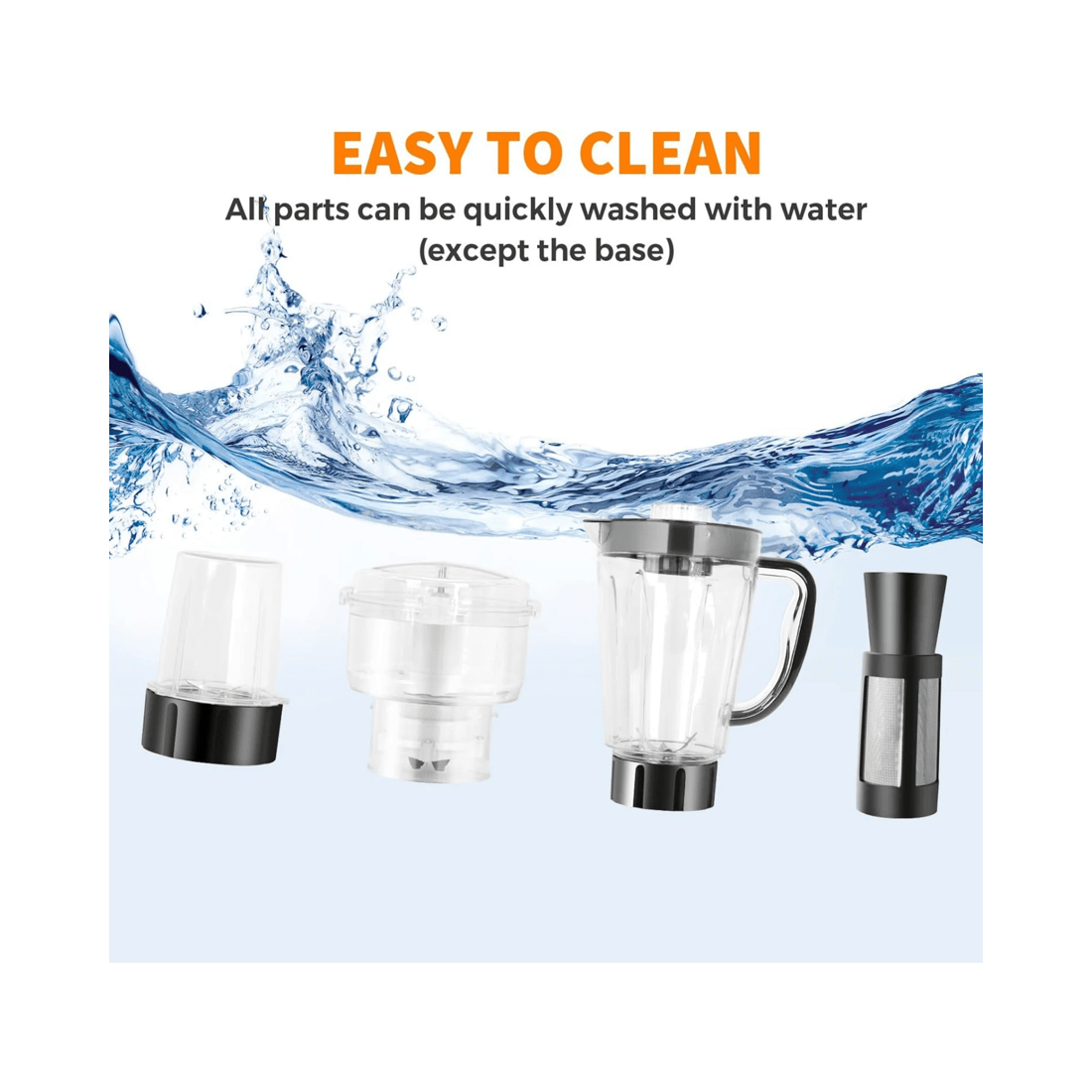 5 Advwin Multi Blender, 4 In 1 Food Processor, 1000w Kitchen Electric Food Chopper, Juicer Meat Mixer Grinder, 5 of 6