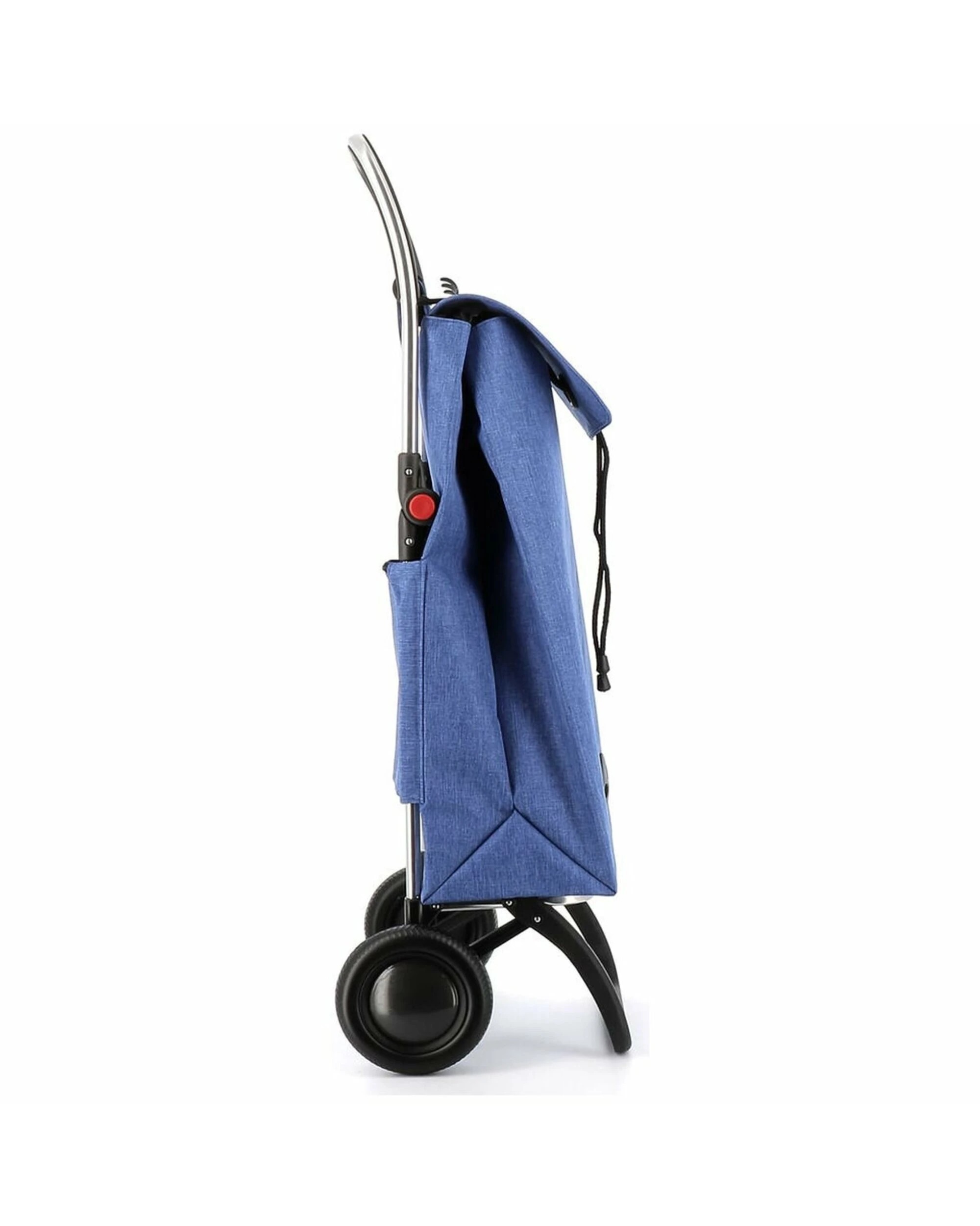 2 Rolser IMax Tweed 2 Wheel Foldable Trolley Blue, 2 of 4