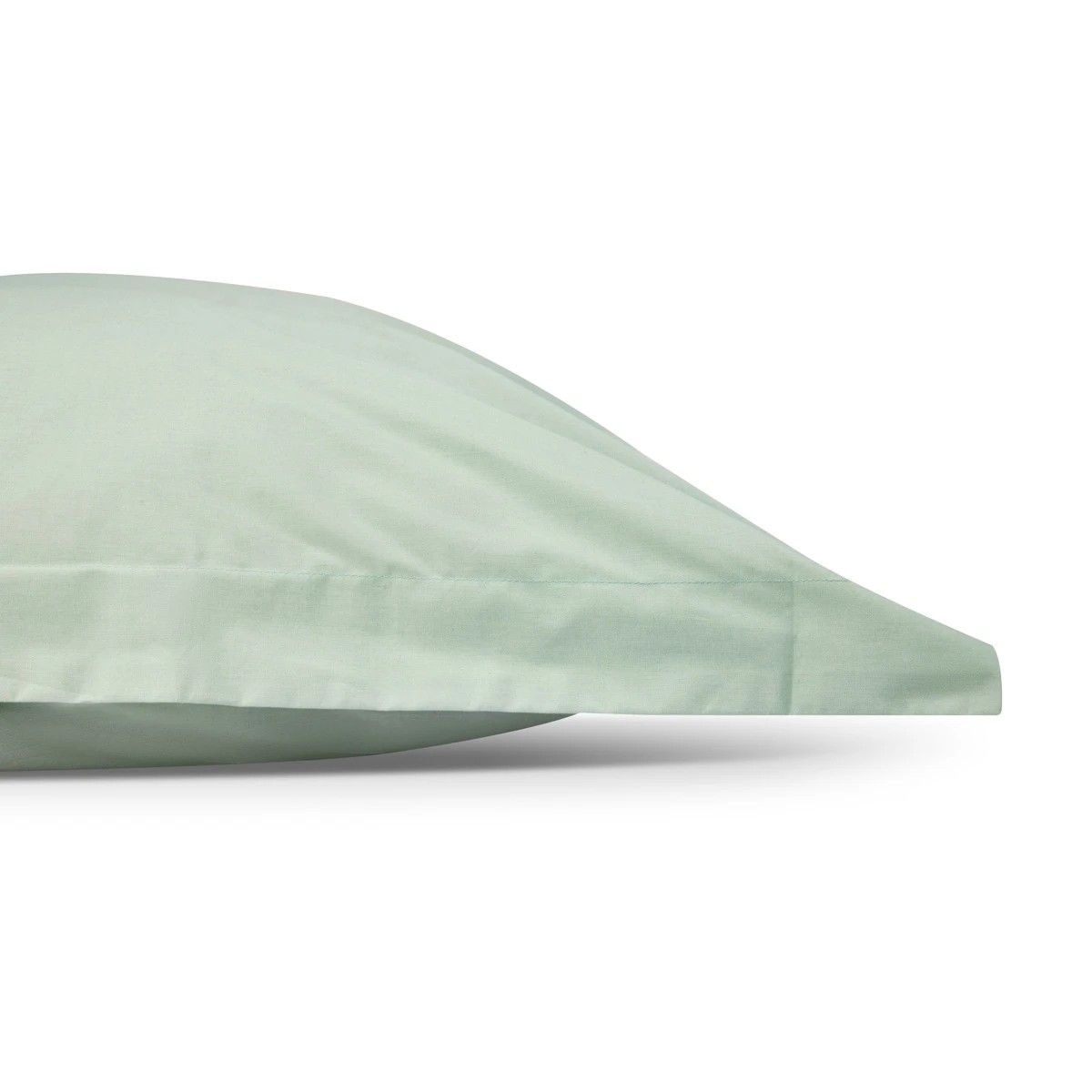 4 225 Thread Count Cotton Rich European Pillowcase - Eucalyptus, 4 of 4