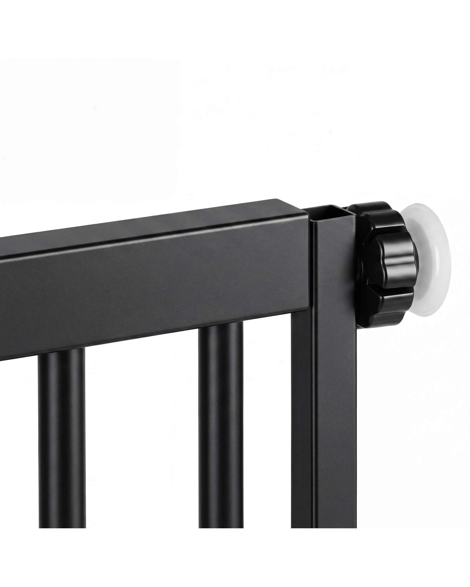 7 Advwin 151cm Extra Tall Pet Safety Gate Adjustable 75-105cm Wide Metal Gate Pet Door, 7 of 8