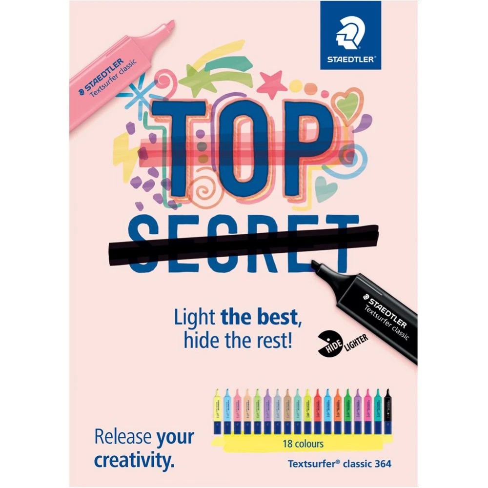 8 Staedtler Textsurfer Highlighter Black, 8 of 8