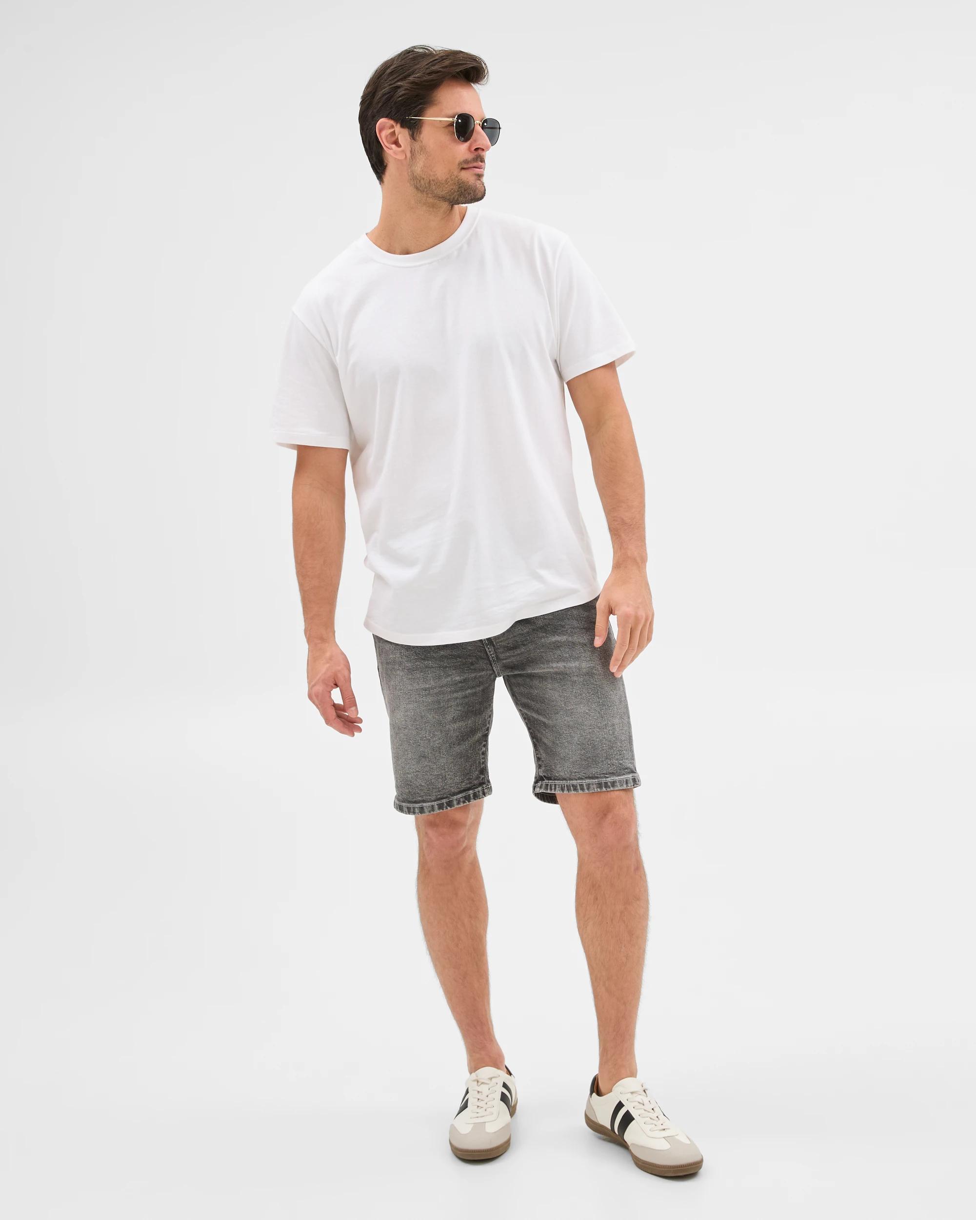 1 Target Denim Shorts FADED BLACK, 1 of 4