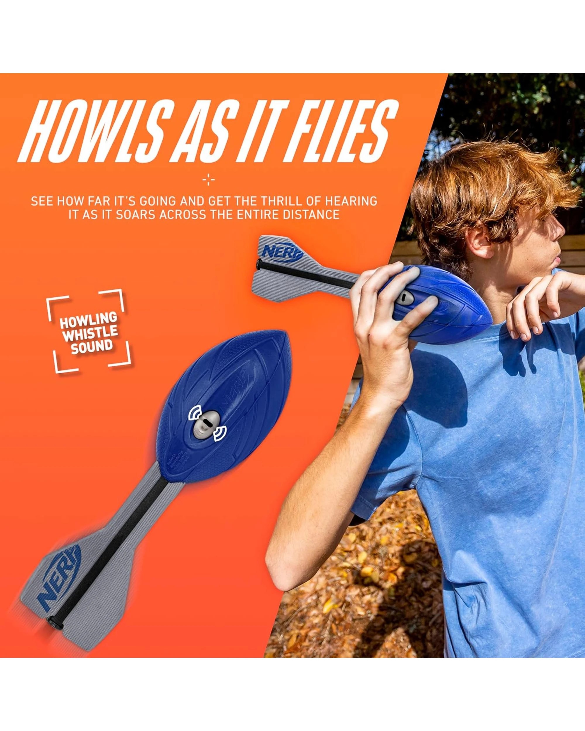 4 Nerf Vortex Aero Howler - Blue, 4 of 6