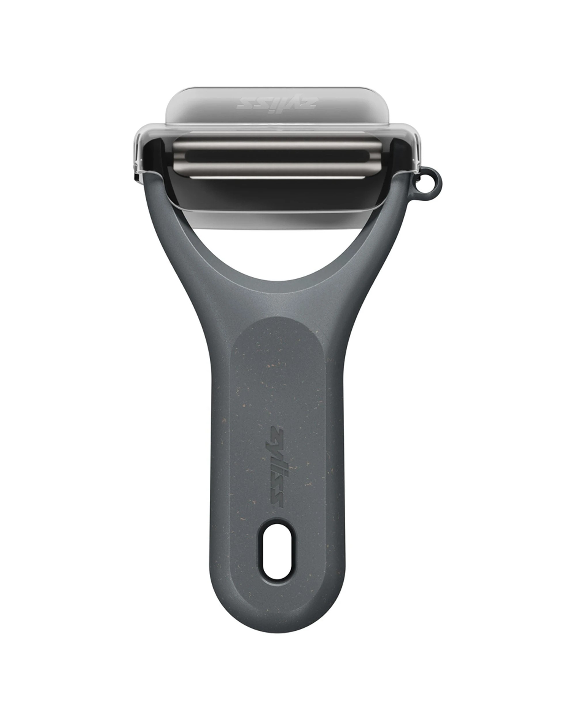 4 Zyliss Swivel Y Peeler Stainless Steel Blade With Ergonomic Wheat Straw Handle - Grey, 4 of 6