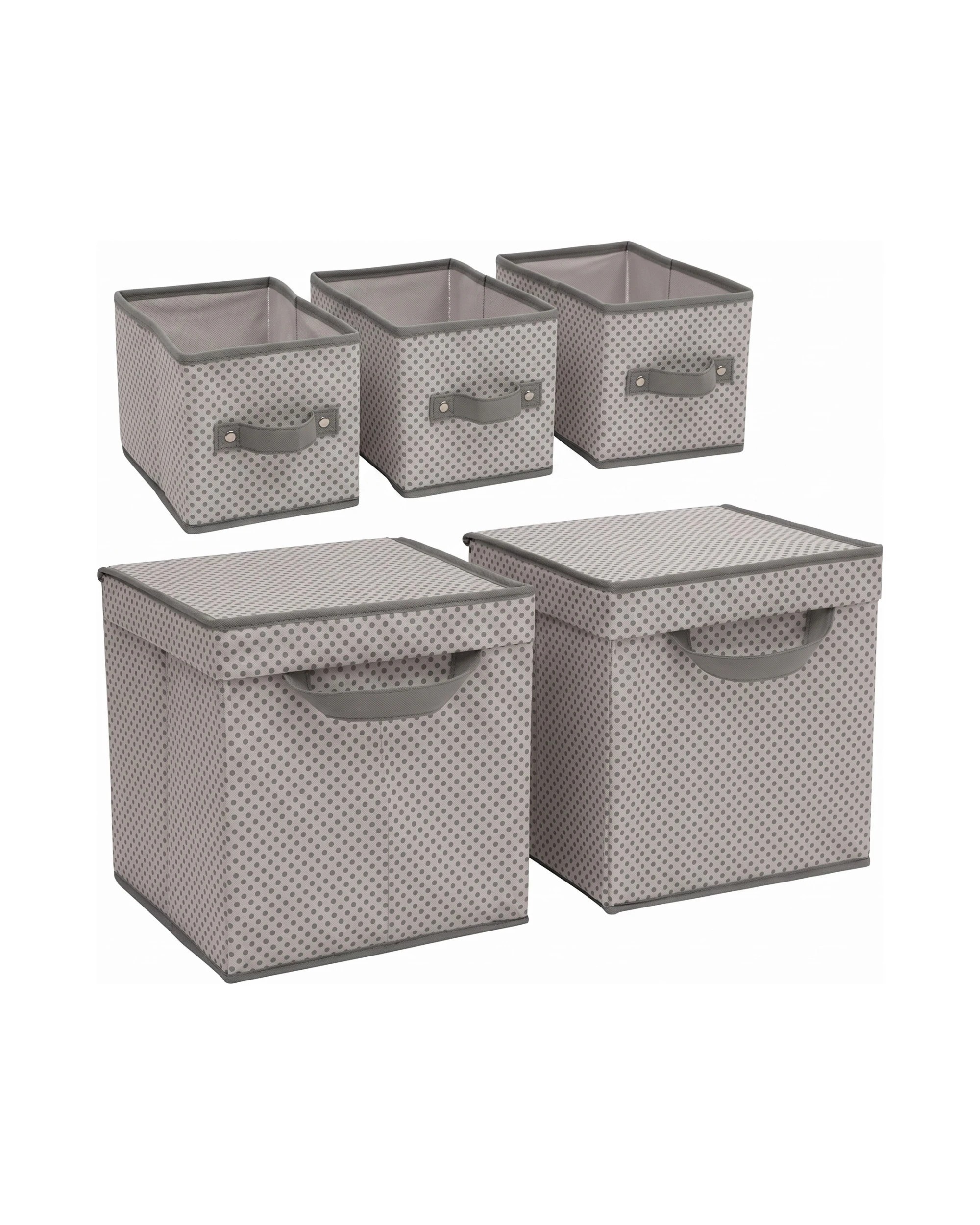 4 Delta Children 48 Piece Nursery Storage Set - Grey, 4 of 5