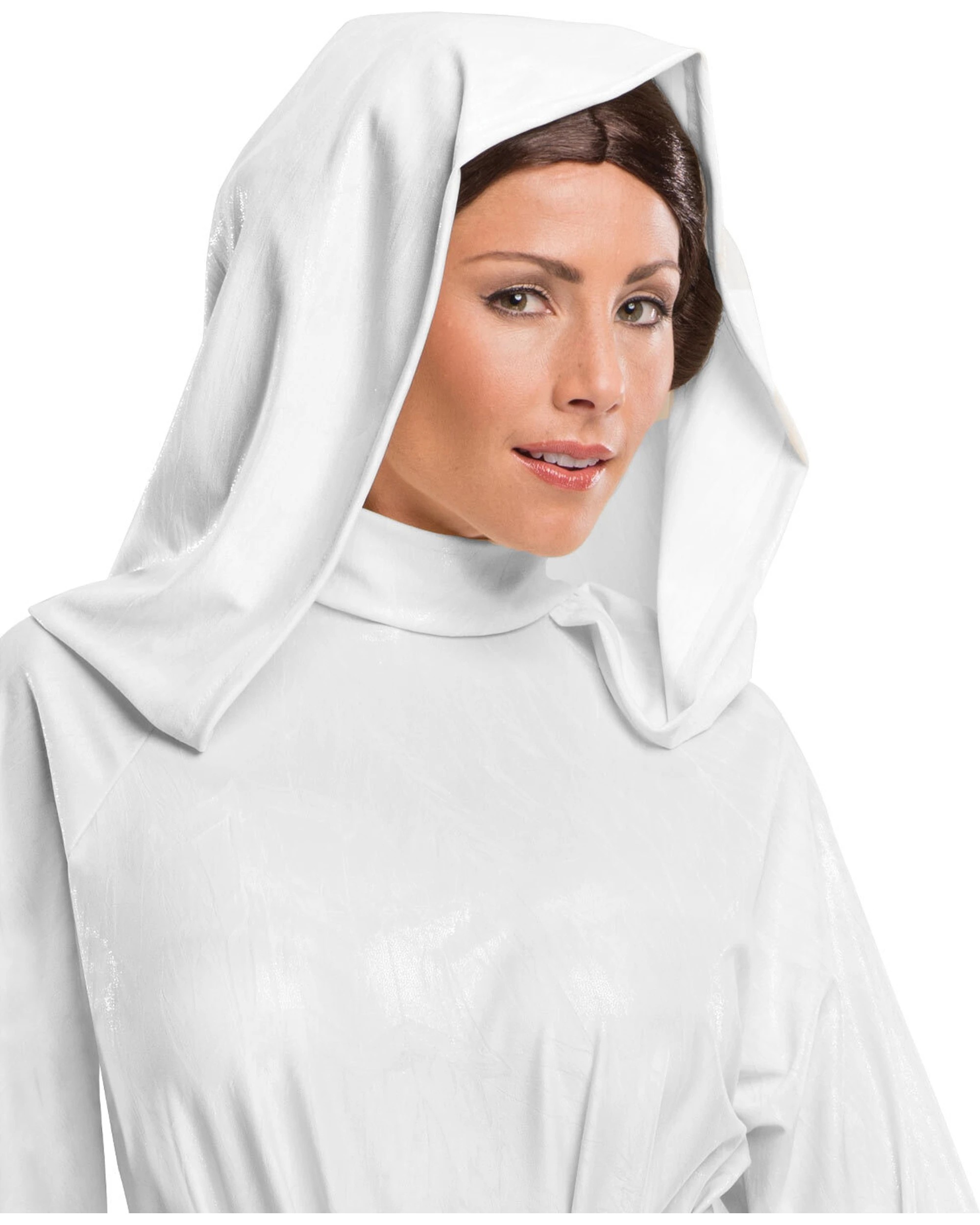 2 Star Wars Princess Leia Deluxe Womens Dress Up Costume Size XS - White, 2 of 3