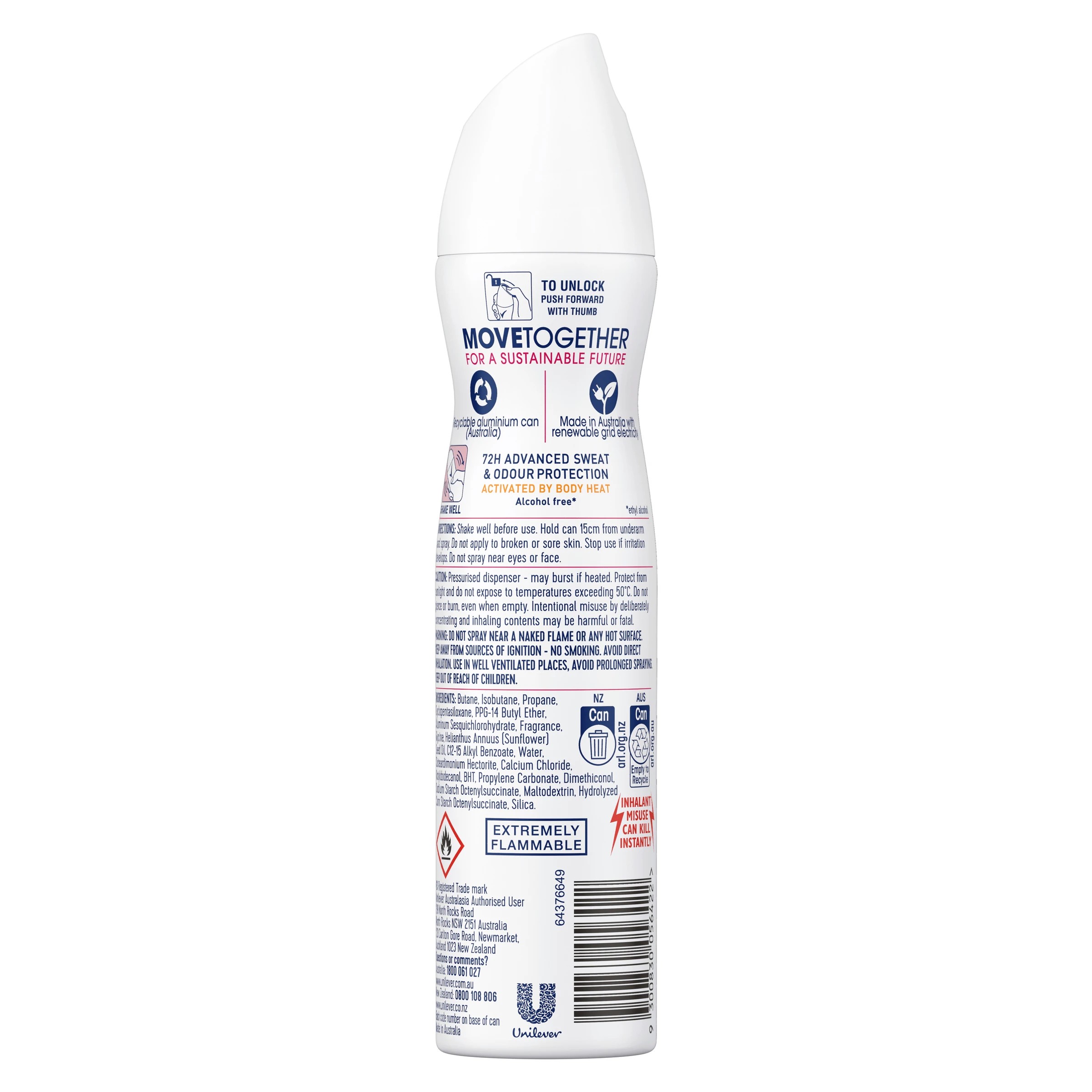 2 Rexona Advanced Protection Bright Bouquet Antiperspirant 220ml, 2 of 6