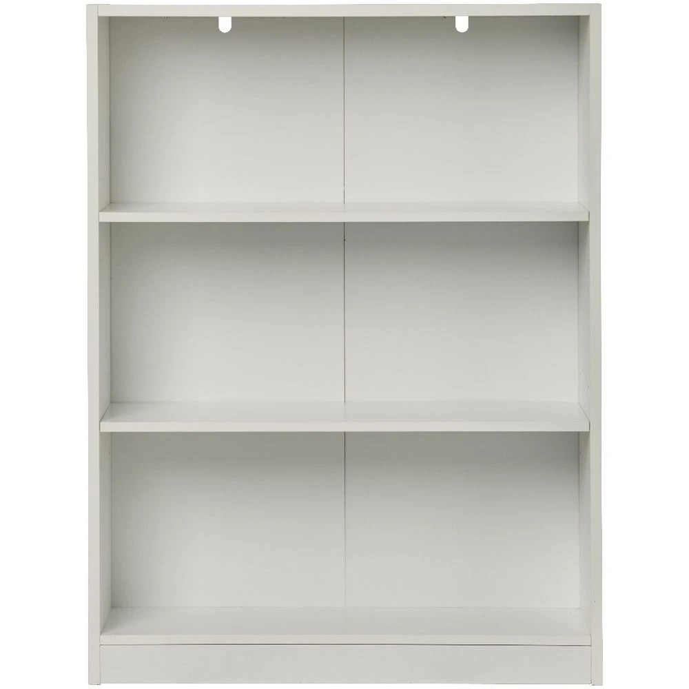 2 Austin 3 Shelf Bookcase White Shelves Home Office Storage, 2 of 5