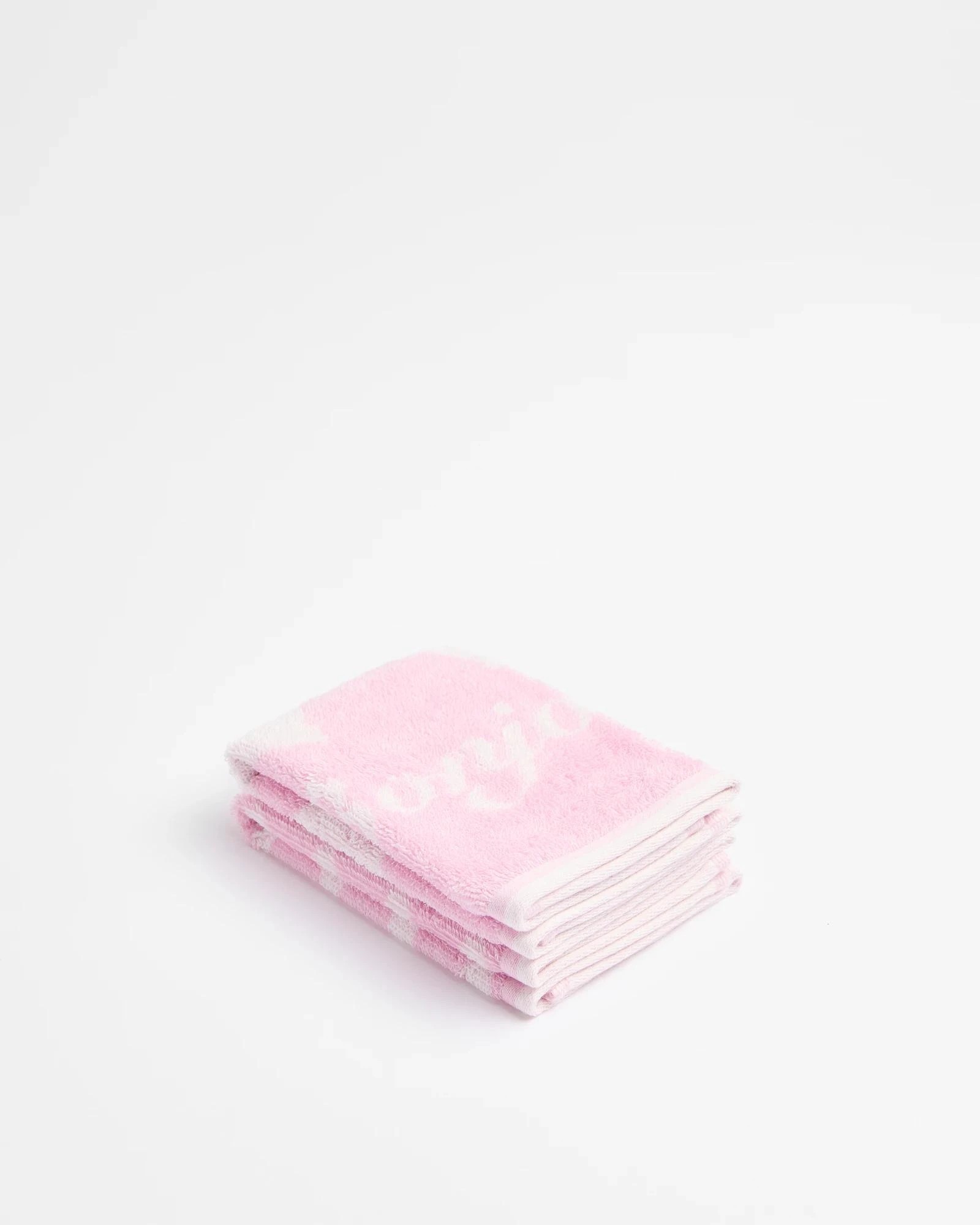 1 Target Bella Bows Kids Australian Cotton Face Washers 2 Pack - Pink, 1 of 3