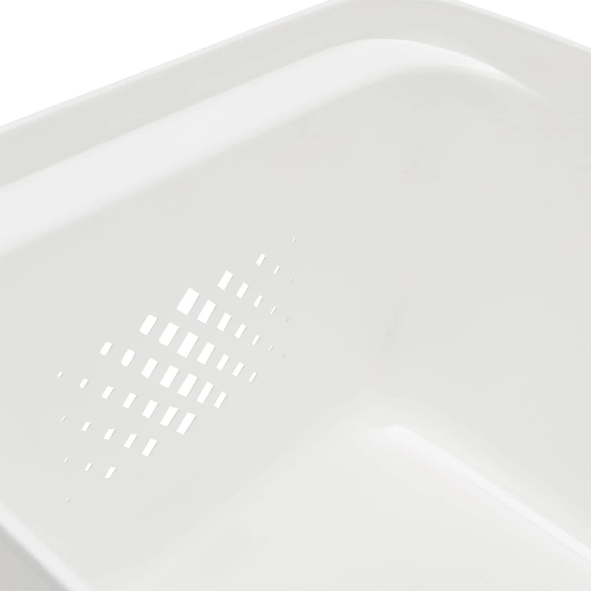 10 Storage Tub with Handle - Medium, White, 10 of 10