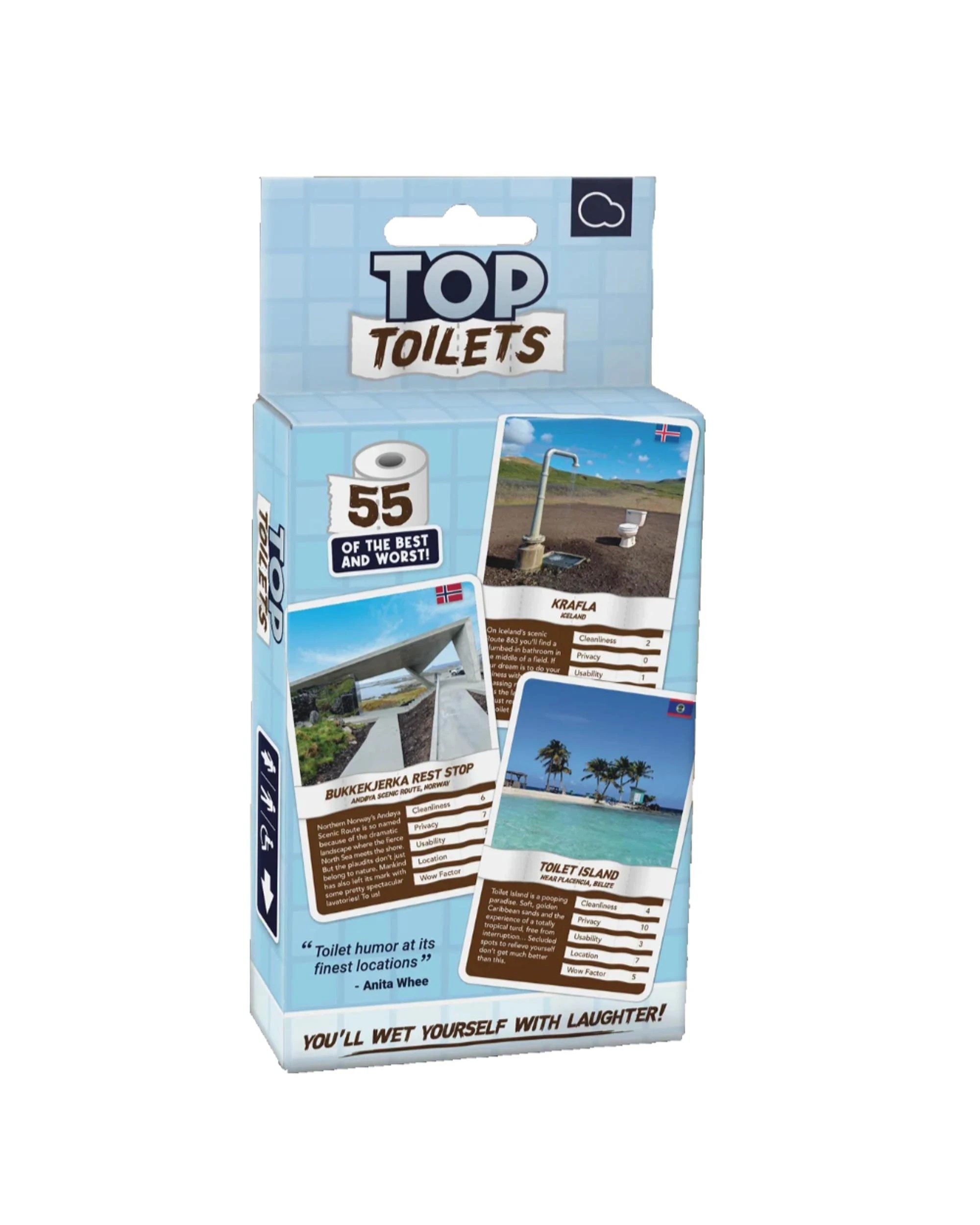1 Top Toilets Card Game, 1 of 3