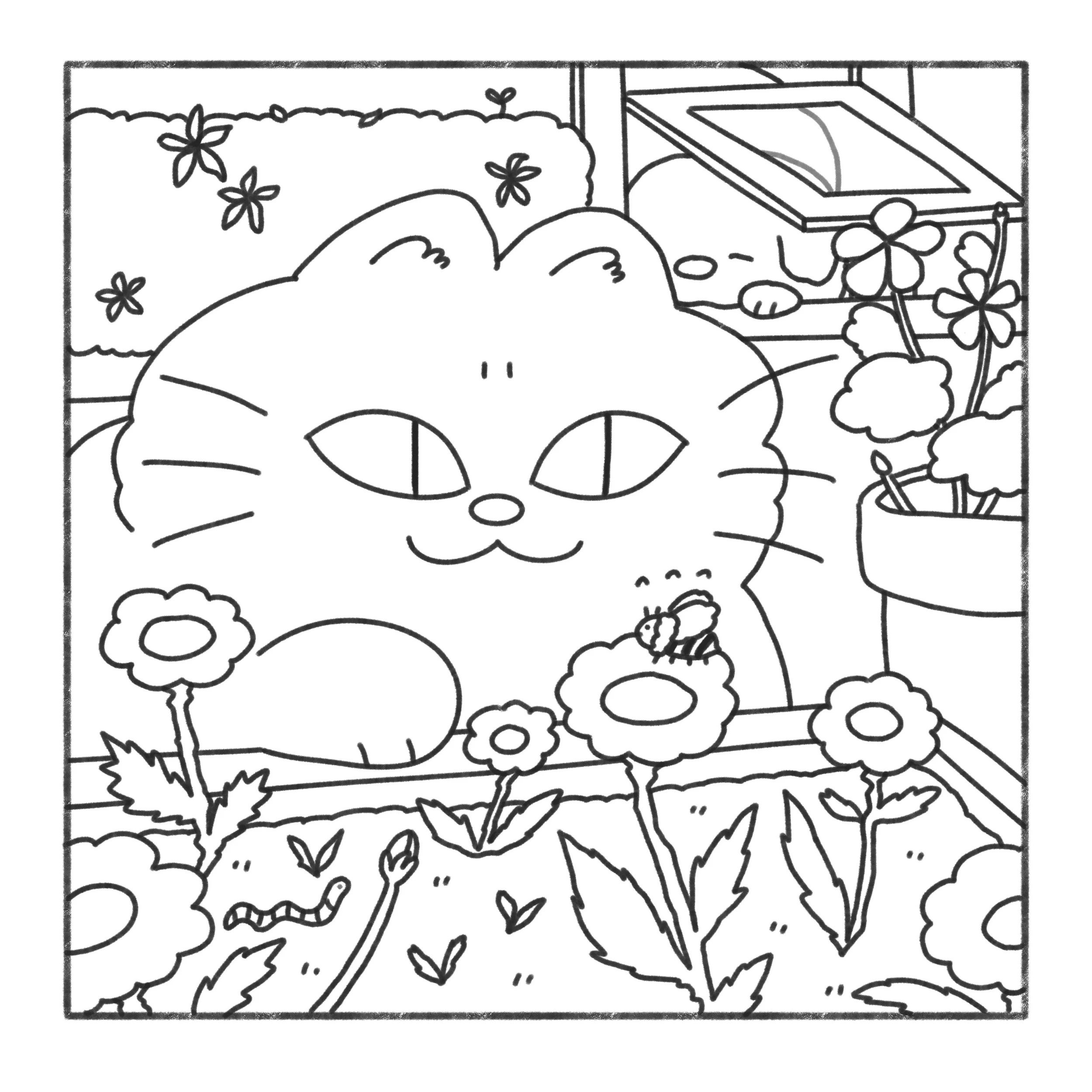 3 Cosy Cats 'n' Dogs: Cute and Relaxing Colouring Book by Cherry Lam - Book, 3 of 4