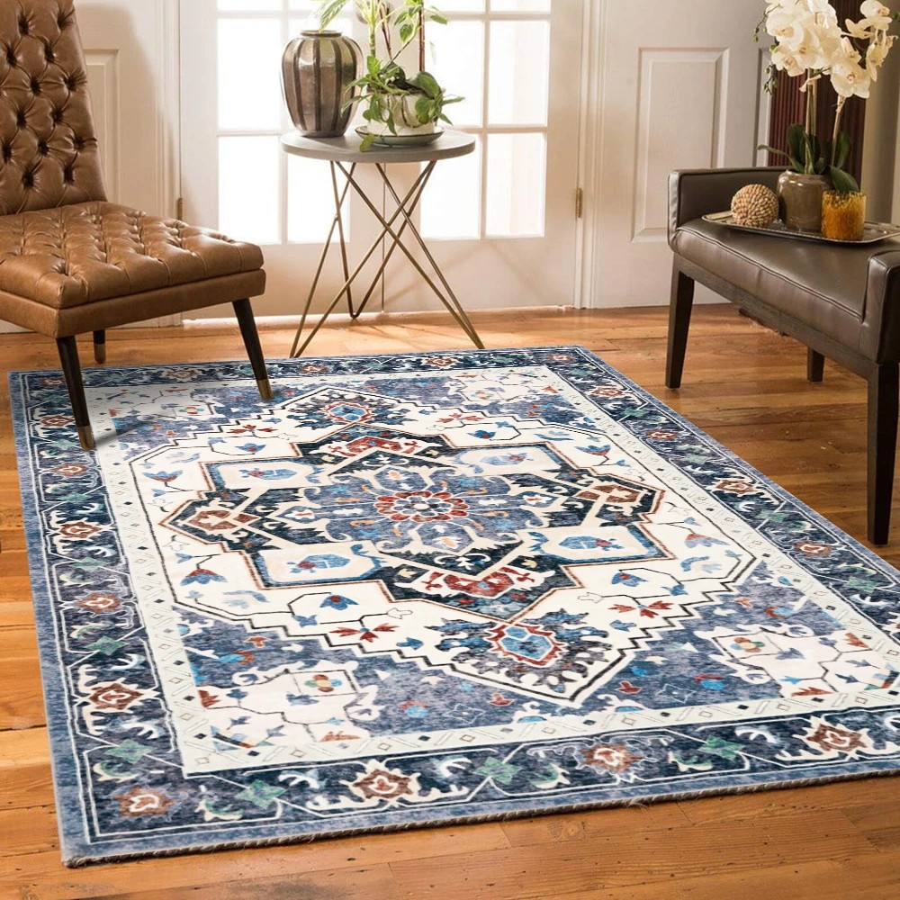 3 ZUNI Floor Rug Fluffy Area Rugs Soft Carpet Living Room Bedroom Pad 120x160cm - Multi, 3 of 3