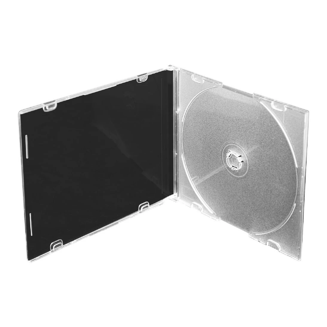 4 J.Burrows Slim CD Case Clear 10 Pack, 4 of 5