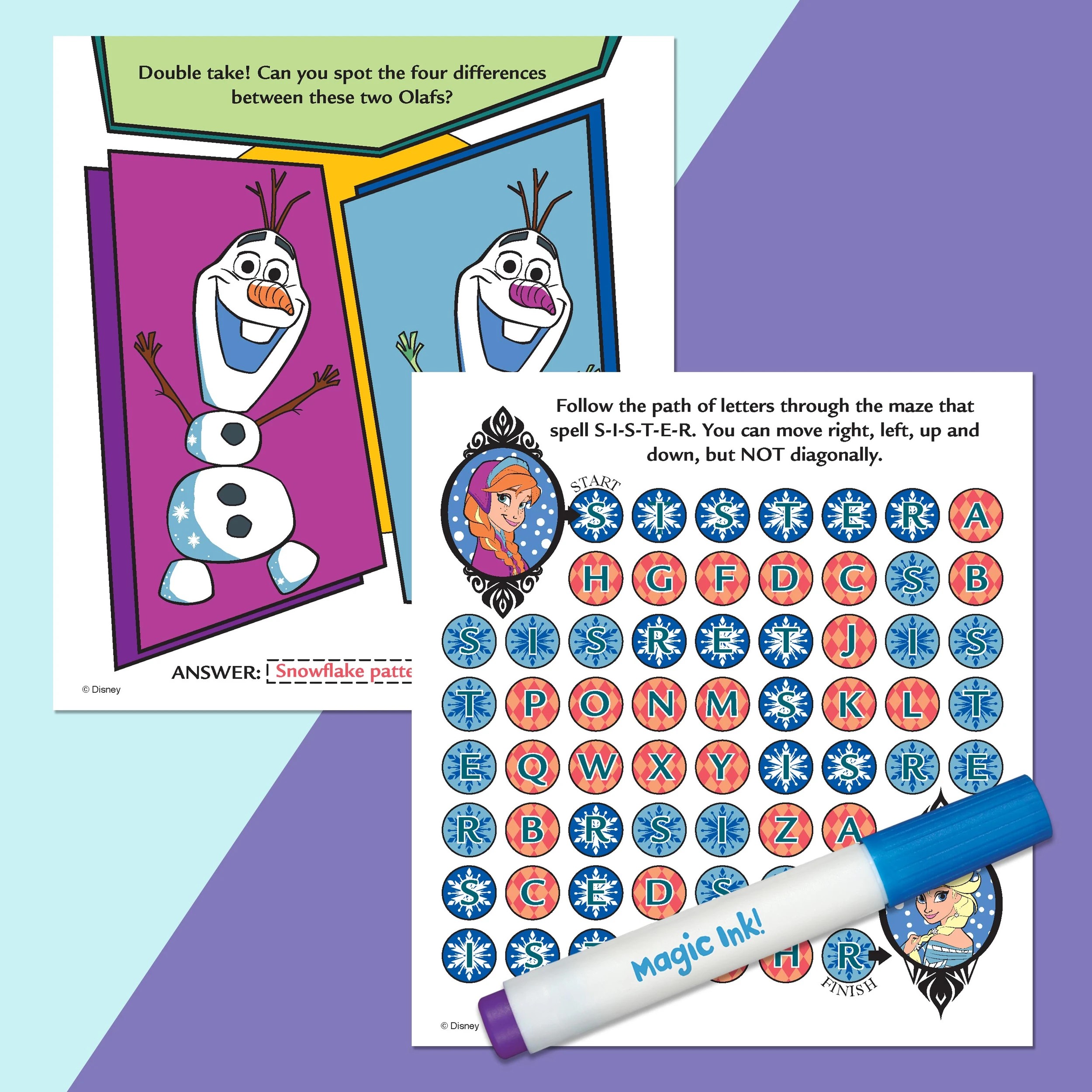 5 INKredibles Disney Frozen Magic Ink Pictures! - Book, 5 of 5