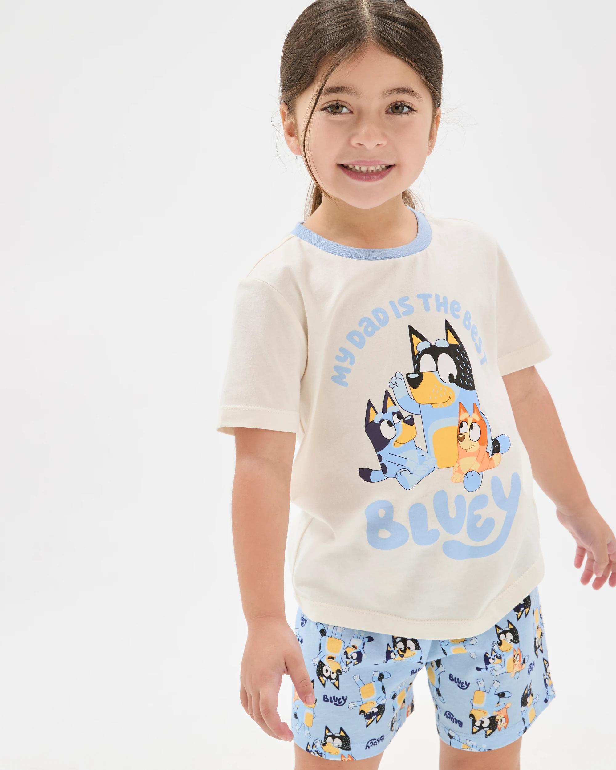 3 Family Matching Bluey Australian Cotton Younger Kids Pyjama Set BLUEY, 3 of 9