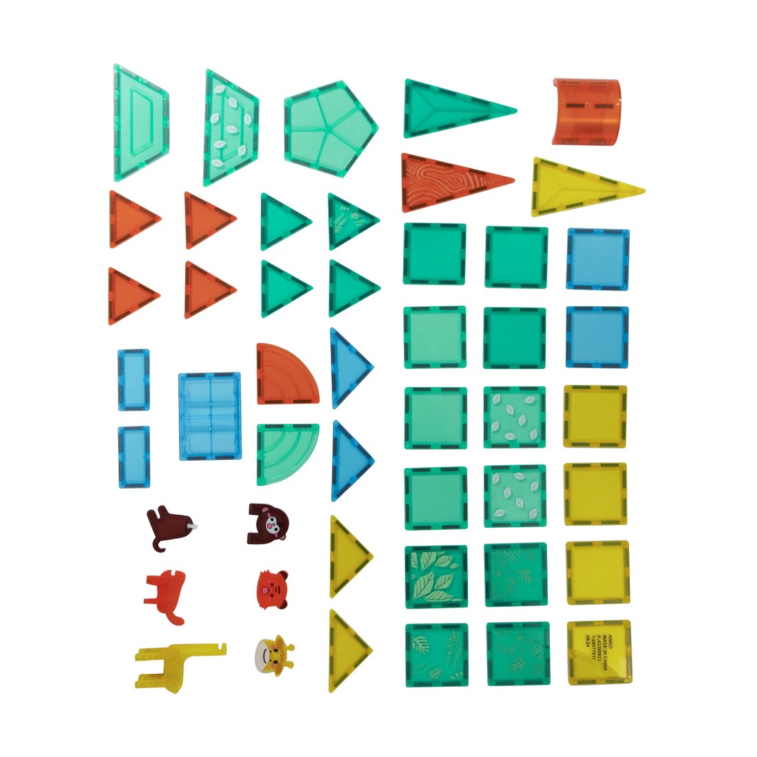 8 48 Piece Magnetic Safari Playset, 8 of 10