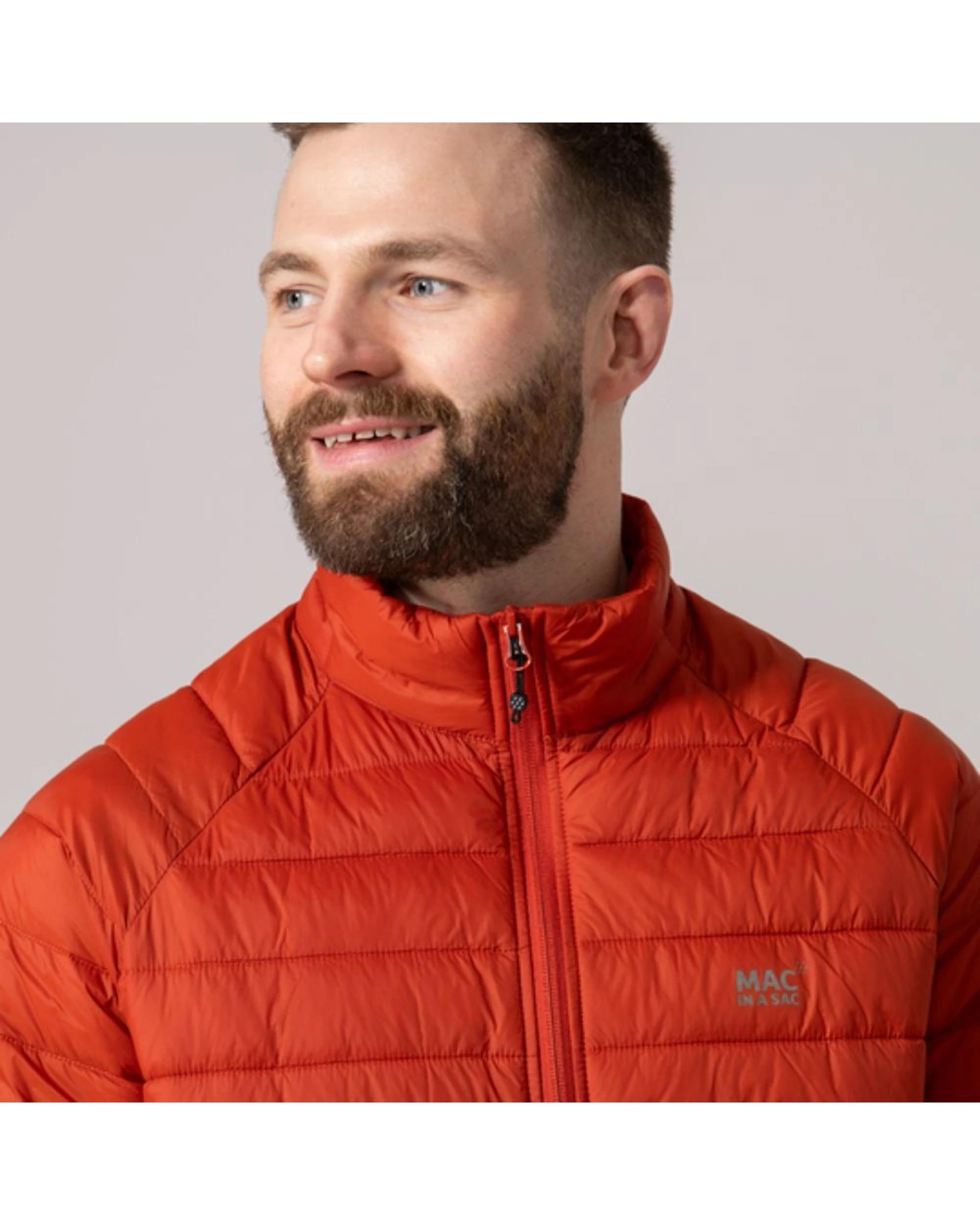 5 Mac In A Sac Synergy Packable Men's Thermolite Jacket ORANGE, 5 of 8