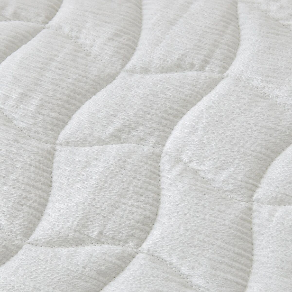 6 Ella Coverlet Set - Queen/King Bed, White, 6 of 6