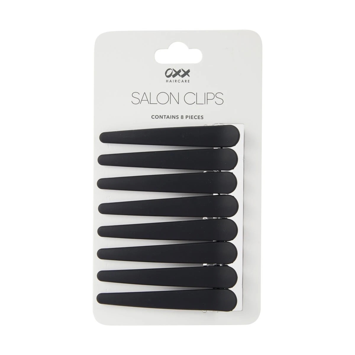 3 OXX Haircare 8 Piece Black Salon Hair Clips, 3 of 3