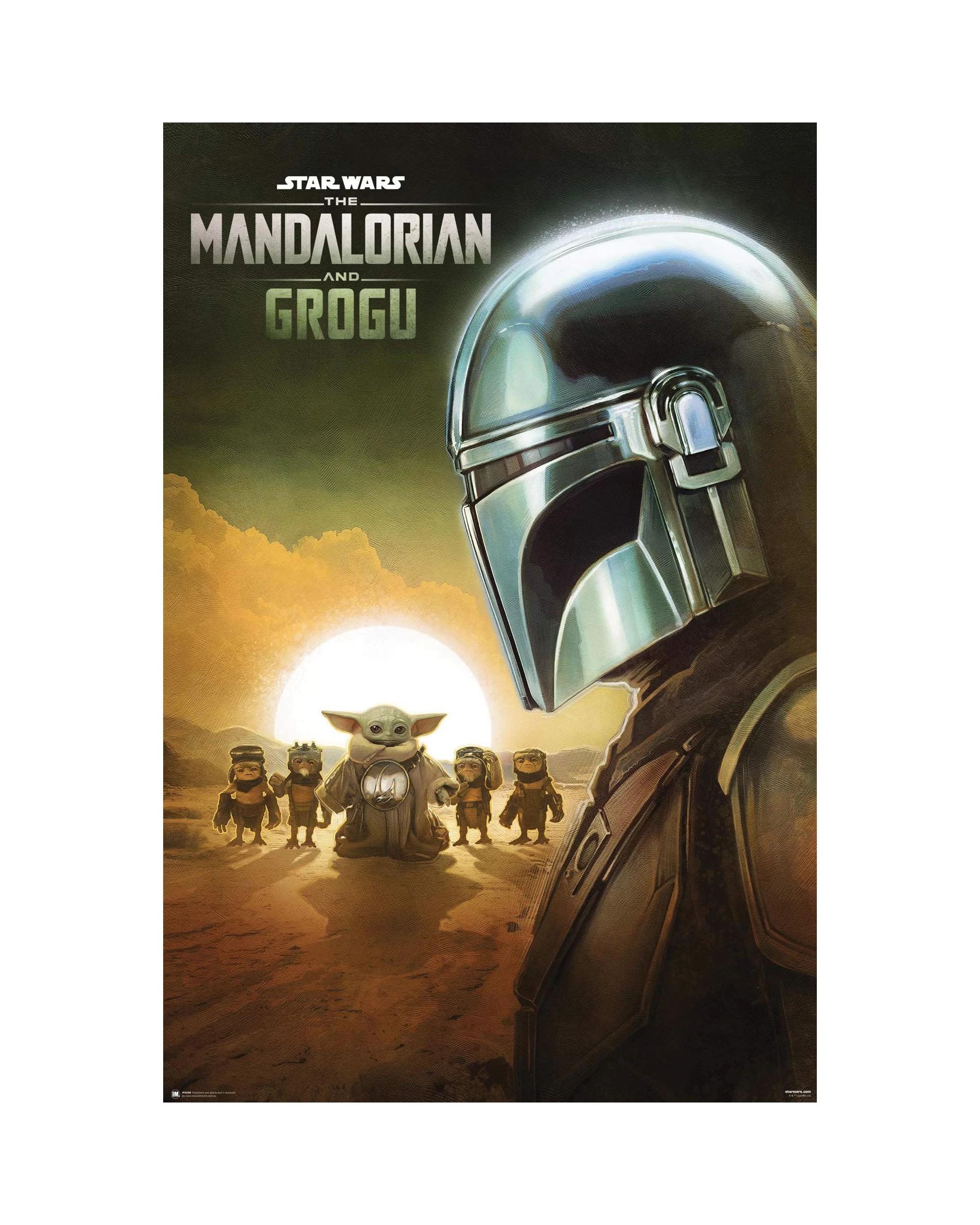 1 Star Wars: The Mandalorian and Grogu Sunset Poster, 1 of 1