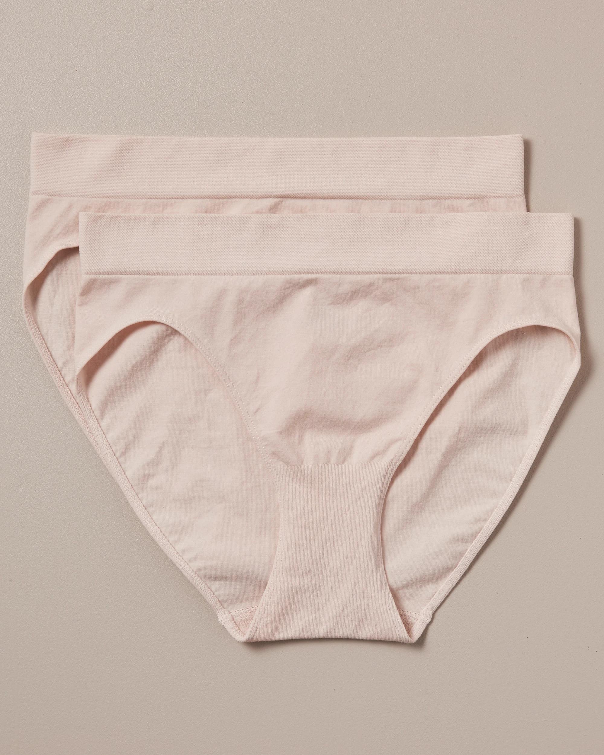 7 Target 2 Pack Cotton Seamfree High Cut Briefs CRYSTAL MAUVE, 7 of 8