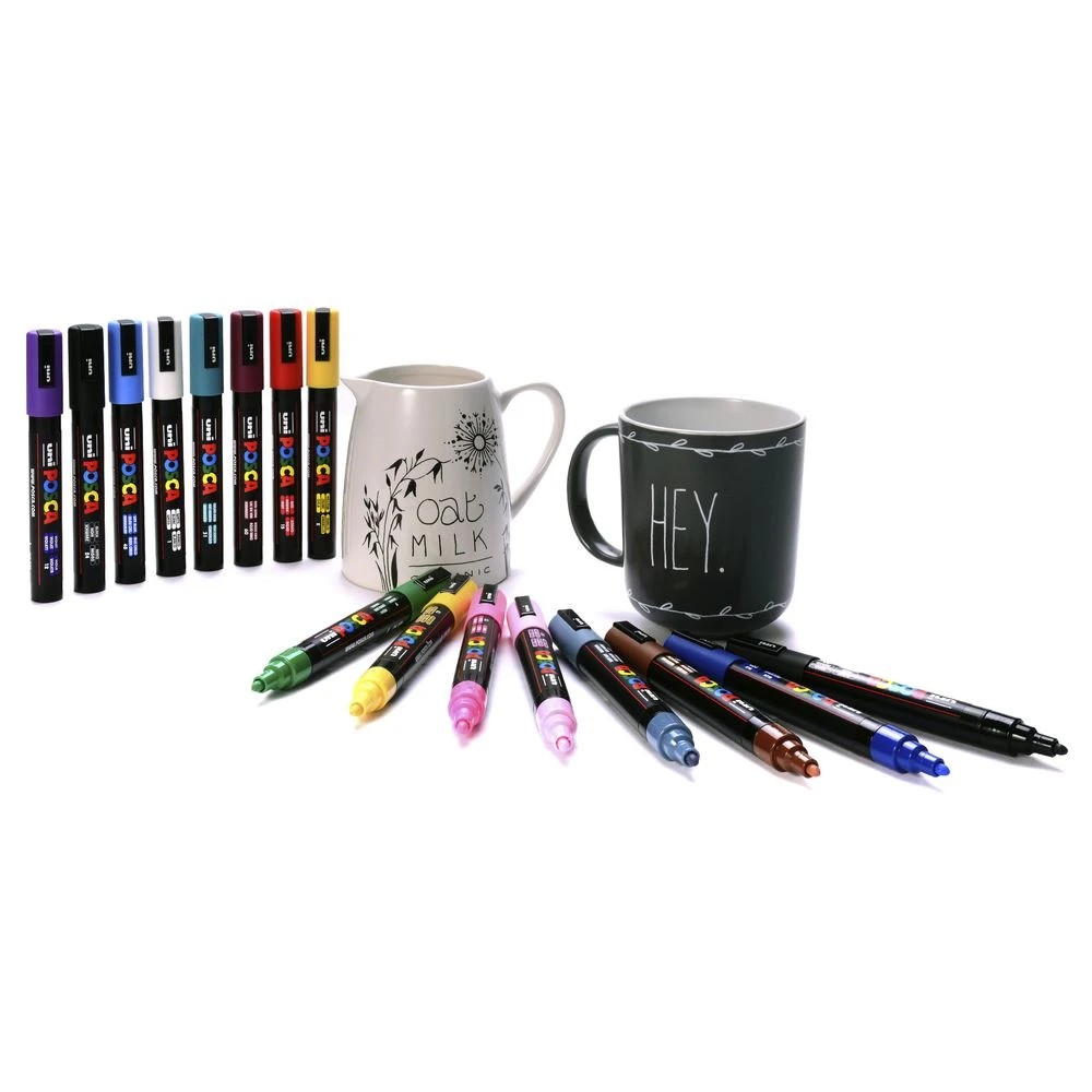 9 POSCA PC 5M Paint Marker Silver, 9 of 9