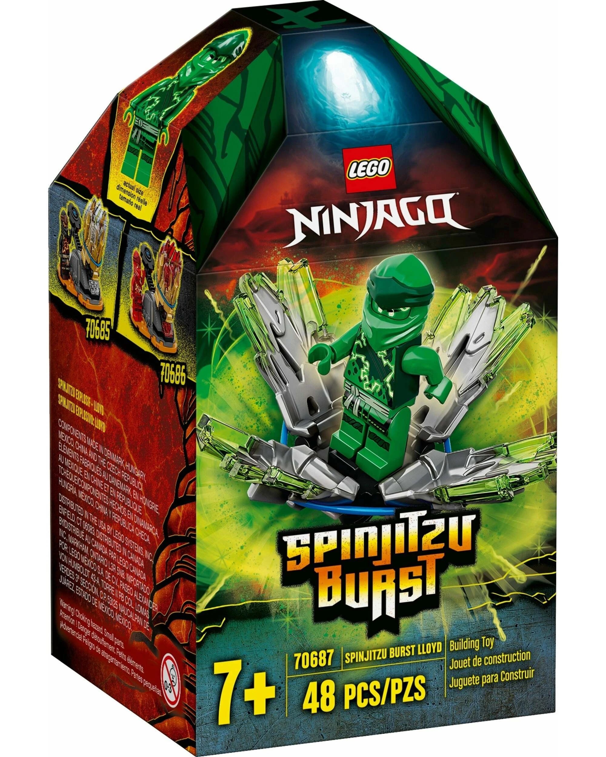 1 LEGO 70687 Spinjitzu Burst Lloyd - NINJAGO Spinner Toy, 1 of 3