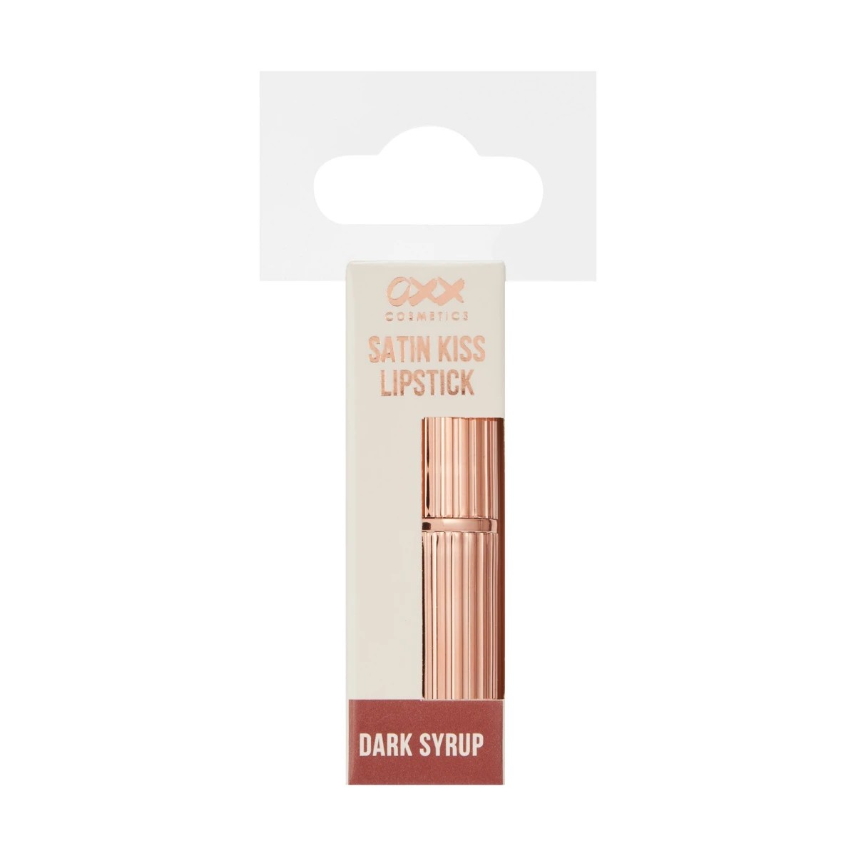 2 OXX Cosmetics Sparkling Rose Satin Kiss Lipstick - Dark Syrup, 2 of 7