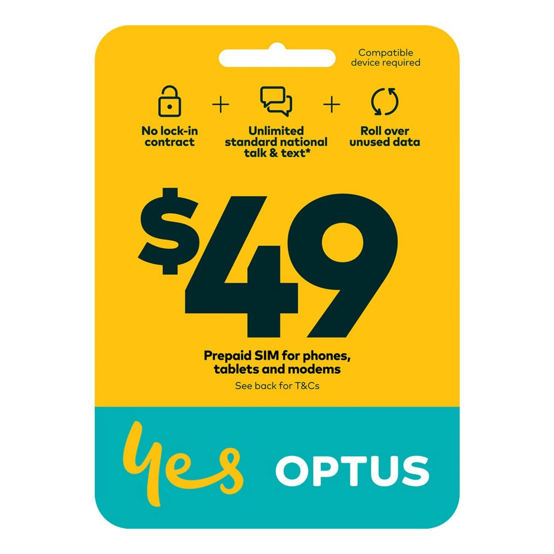1 Optus $49 Voice 5G SIM Starter Kit, 1 of 1