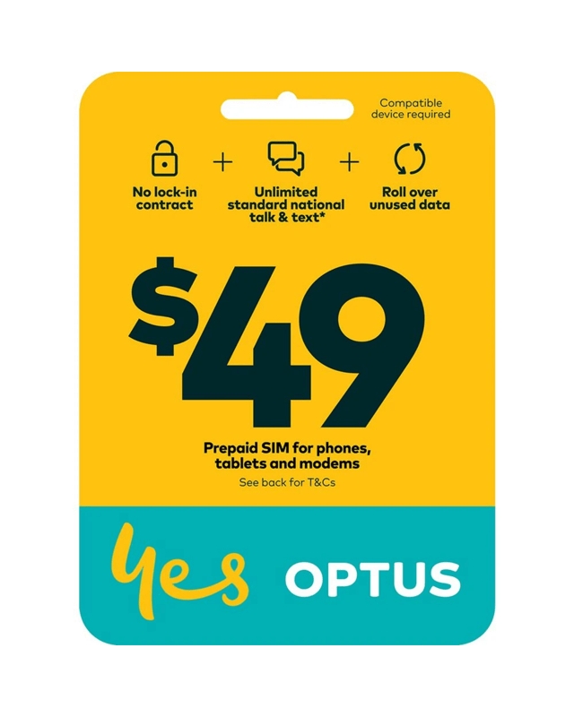 Optus $49 Voice 5G SIM Starter