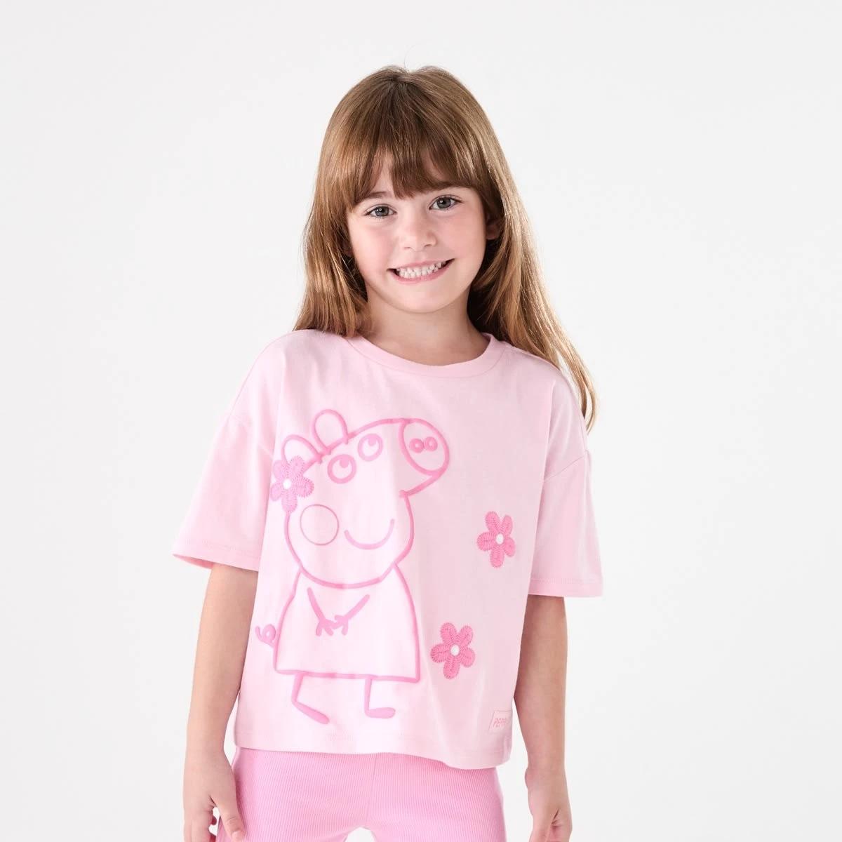 1 Peppa Pig License Short Sleeve T-shirt PEPPA PIG TEE, 1 of 6