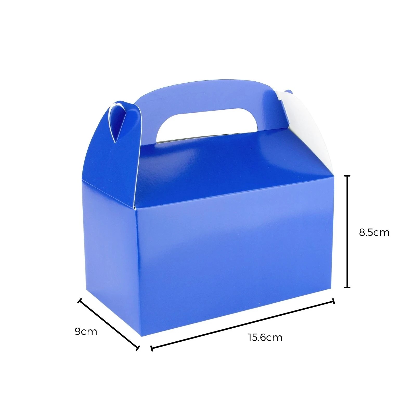 2 Partyrama Blue Lolly/Treat Boxes with Handle Pack of 6 - Blue, 2 of 2