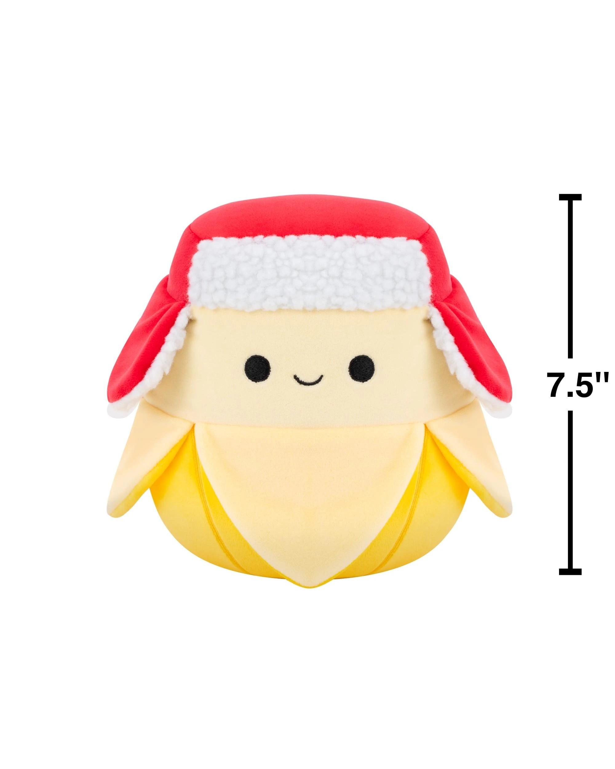 4 Squishmallows Christmas Junie the Banana with Hat 7.5 inch Plush, 4 of 5