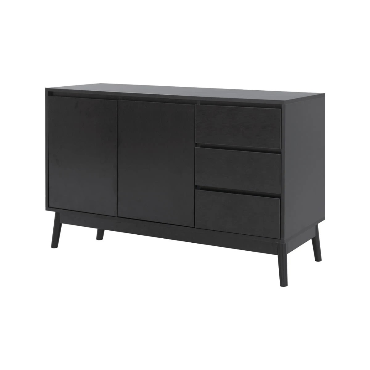 9 Thorne Buffet Unit with  Adjustable Shelves - Black, 9 of 10